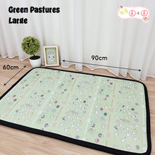 Load image into Gallery viewer, Rolling Hay Breathable Thick Resting Mat - Green Pastures (M & L)