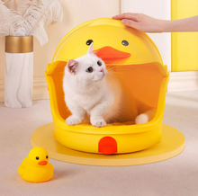 Load image into Gallery viewer, Moon Bunny Duckie Hidey House
