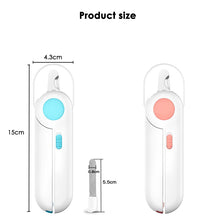 Load image into Gallery viewer, LED Light Nail Clipper for Pets
