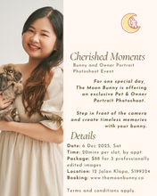 Load image into Gallery viewer, [SPECIAL] Cherished Moments Photoshoot Event - 6 Dec 2025
