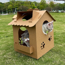 Load image into Gallery viewer, Moon Bunny Cottage Hidey House
