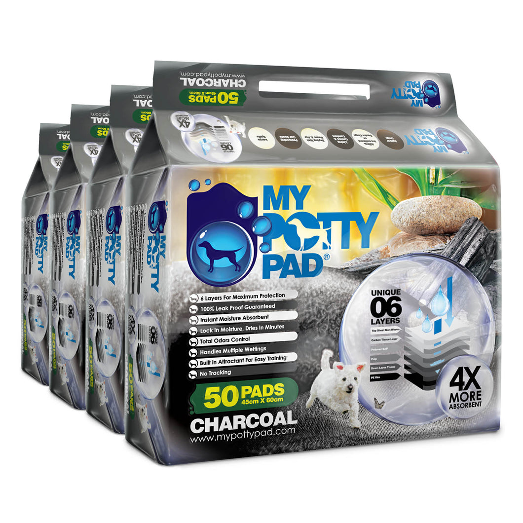 My Potty Pad Charcoal - 45cm x 60cm Size M