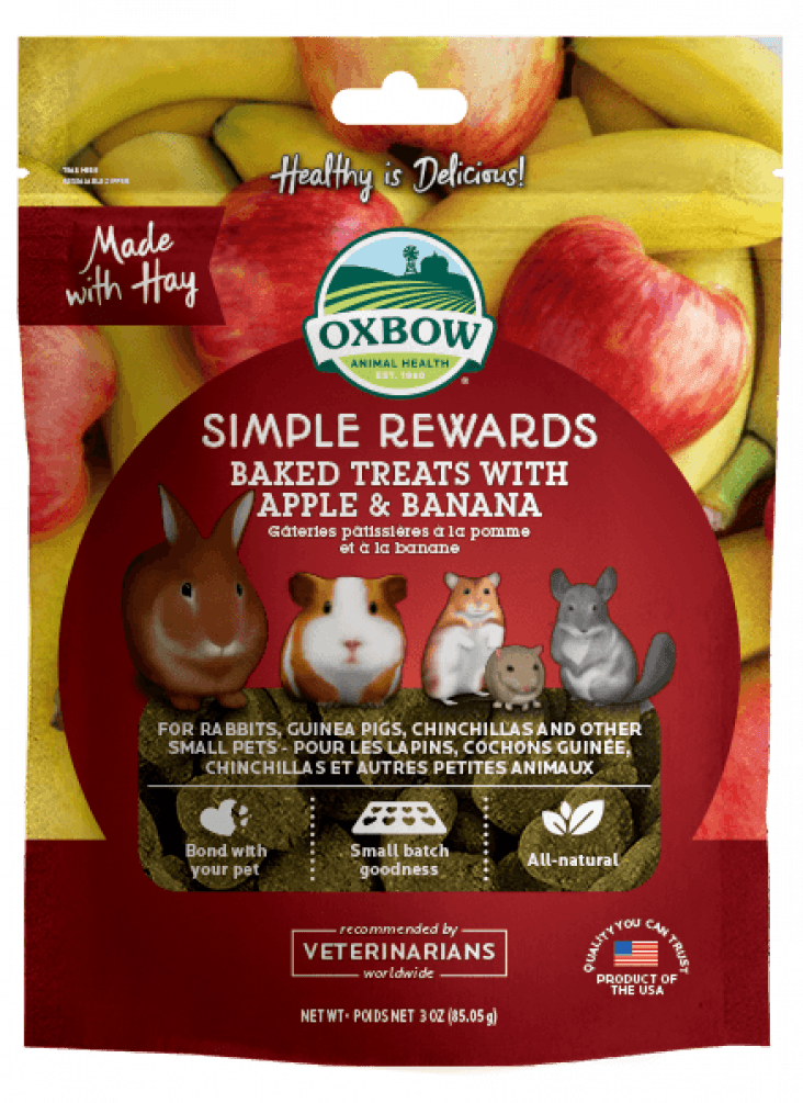 Oxbow - Simple Rewards Baked Treats with Apple & Banana