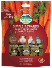Load image into Gallery viewer, Oxbow - Simple Rewards Baked Treats with Carrot &amp; Dill
