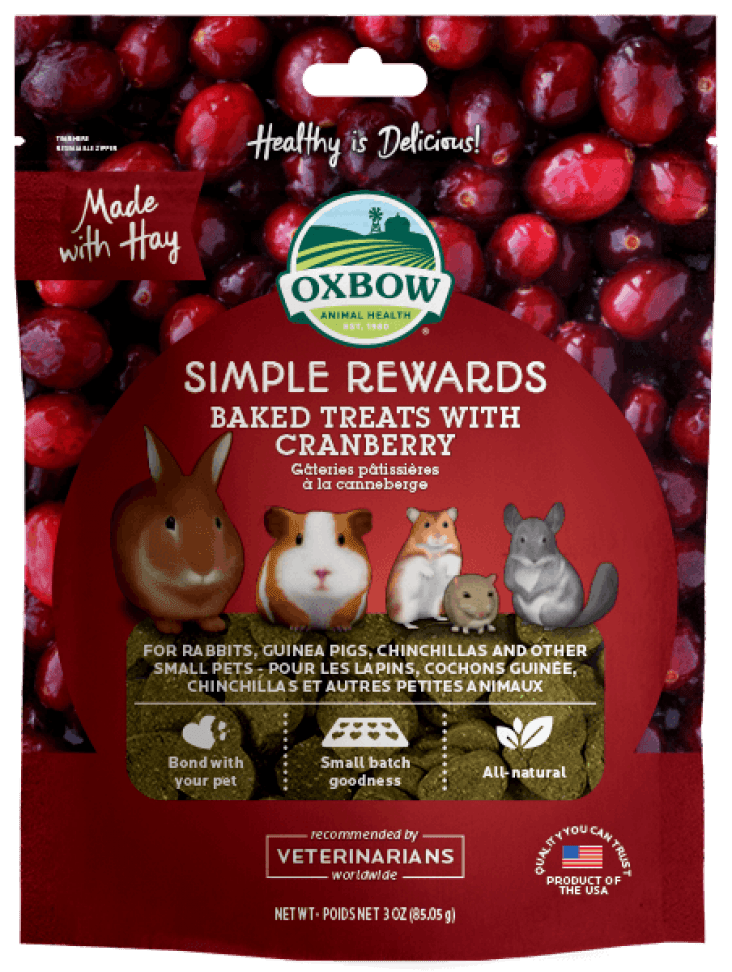 Oxbow - Simple Rewards Baked Treats with Cranberry