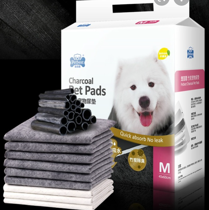 CHEAPEST Charcoal Pee Pad Size S & M