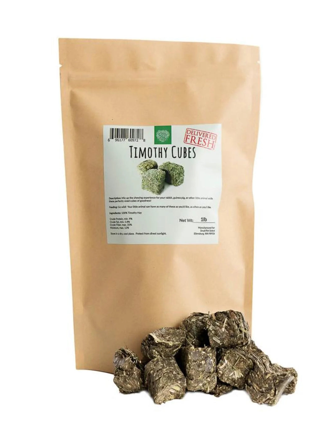 Small Pet Select Timothy Cubes 1LBS